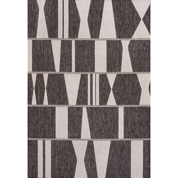 Odette Modern Geometric Abstract Two-tone Indoor/Outdoor Area Rug